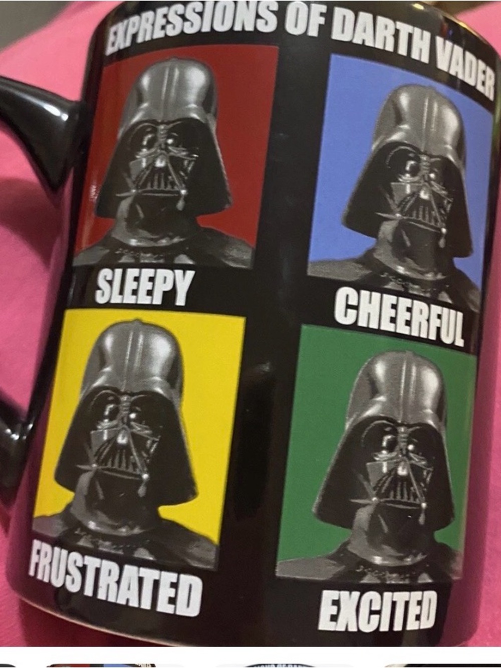 Star Wars Black Ceramic Mug
